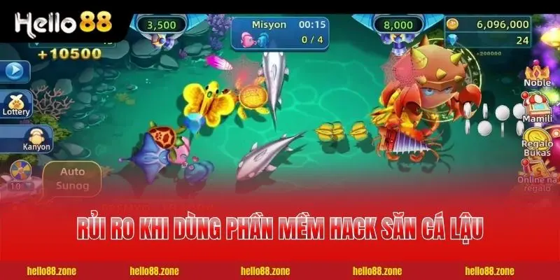 4 Hack Bắn Cá - Thủ Thuật Can Thiệp Hệ Thống Với 3 Rủi Ro Rủi ro khi dùng phần mềm hack săn cá lậu