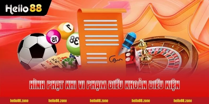 1 ĐIỀU KHOẢN ĐIỀU KIỆN HELLO88 Hình phạt khi vi phạm điều khoản điều kiện HELLO88 về tài khoản